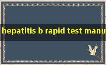 hepatitis b rapid test manufacturer